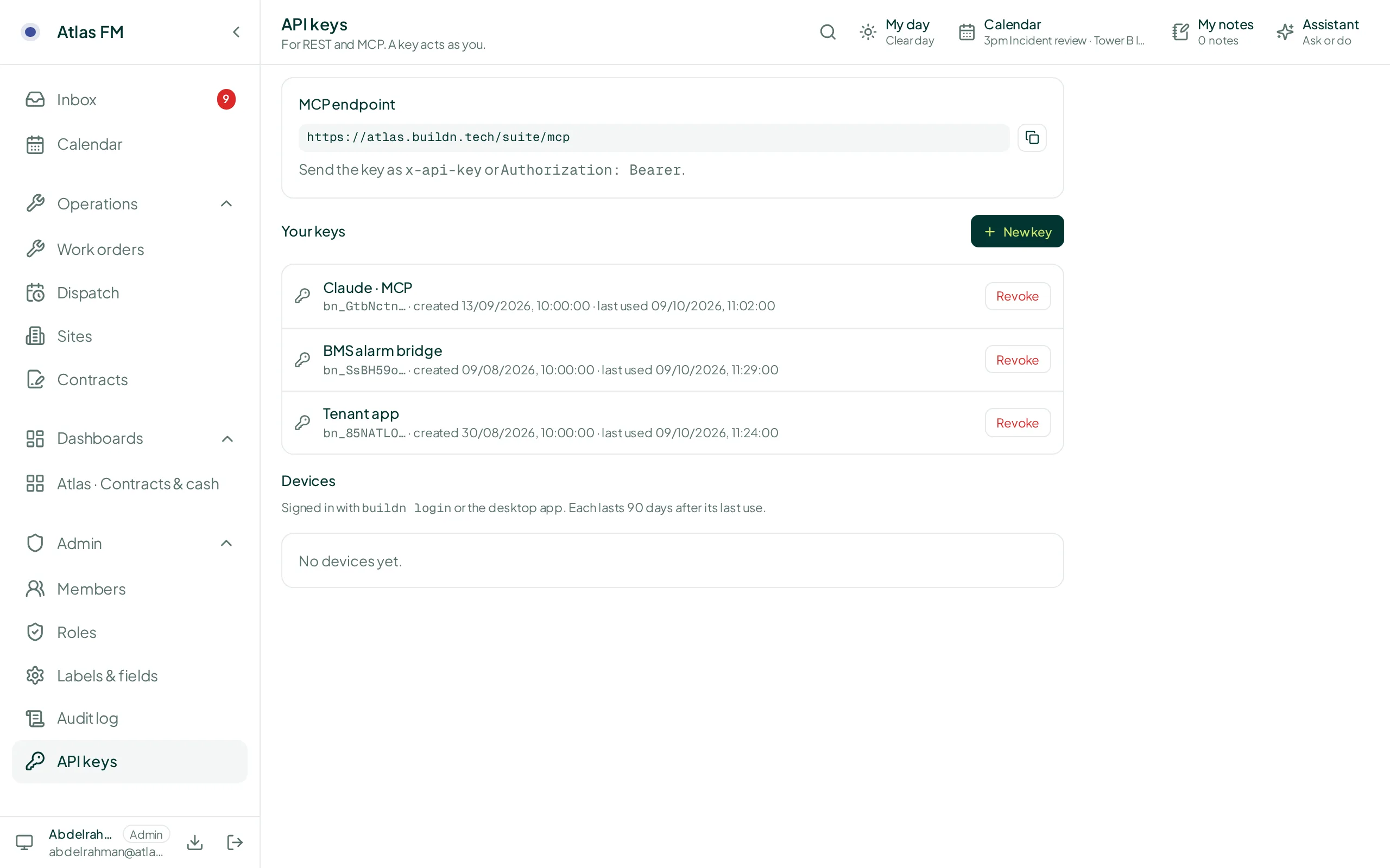 Atlas FM: API · MCP · CLI